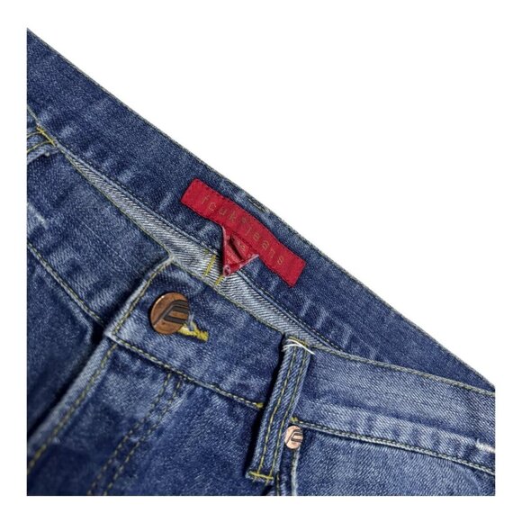 FCUK FRENCH CONNECTION Vintage Y2K Designer Baggy Denim Jeans Mens 34" - Picture 2 of 6